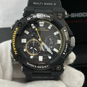 CASIO G-SHOCK Gショック フロッグマン GWF-A1000-1AJF 腕時計 電波ソーラー　ブラック　イエロー