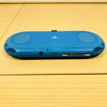 【動作確認済み/ジャンク扱い/24-03-241】SONY プレイステーション Vita PCH-2000 ZA23 アクアブルー 本体 PS VITA 携帯ゲーム機_画像7