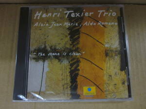 jj115/未開封　JAZZ　ピアノトリオ　CD　輸入盤　/HENRI TEXIER TRIO / THE SCENE IS CLEAN