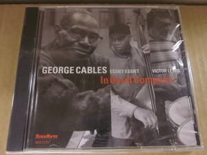 jj150 / 未開封　JAZZ　ピアノトリオ　CD　輸入盤　/ GEORGE CABLES TRIO / IN GOOD COMPANY