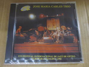 jj195/未開封　JAZZ　ピアノトリオ　CD　輸入盤　/JOSE MARIA CARLES TRIO 