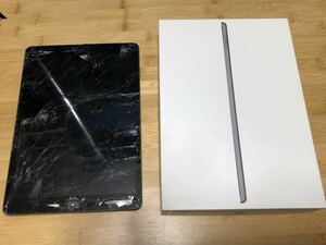 iPad Wi-Fi スペースグレイ ジャンク 画面割れ 第七世代 32G 3F835J/A A2197