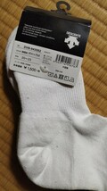 デサント DESCENTE ２Ｐ ＳＨＯＲＴ ＳＯＸ DVB9435S2-WBK「P」ホワイト　靴下　くつ下　ソックス　20〜23cm_画像2