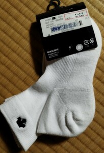 デサント DESCENTE ２Ｐ ＳＨＯＲＴ ＳＯＸ DVB9435S2-WBK「P」ホワイト　靴下　くつ下　ソックス　20〜23cm