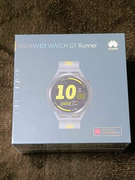 送料無料 未使用未開封 HUAWEI WATCH GT Runner グレー　　　　　　　　　ワイヤレス充電　AMOLED 常時点灯　常時表示　1.43　gt3 3pro 