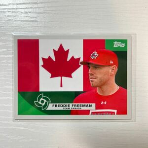 2023 Topps WBCカードセット　Freddie Freeman flag