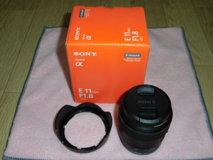 新同超美品 SONY ソニー E 11mm F1.8 OSS SEL11F18 単焦点レンズ