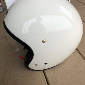SHOEI JO Mサイズ 57センチ ジェット オフホワイト ヘルメット バイク ショーエイ 2022年製 保証書付 シールド内蔵の画像4