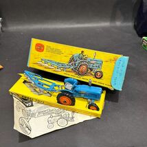 当時物未使用品☆'68 CORGI gift set コーギー ギフトセット no.13 fordson Power major tractorトラクター ビンテージ ミニカー_画像7