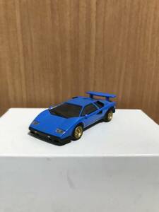 1/72サイズミニカー ランボルギーニカウンタックLP500(青色)