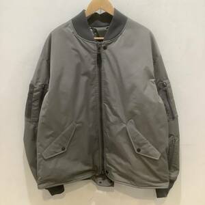 BAL バル NYLON TWILL BOMBER ナイロンツイルボンバージャケット bal-2081 グレー サイズ654133