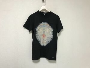 本物ポールスミスPAULSMITHコットンタイガー虎プリント半袖Tシャツメンズサーフアメカジミリタリービジネススーツストリート黒ブラックS