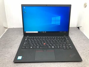 【Lenovo】ThinkPad X1 Carbon 7th 20QES69S00 Corei7-8565U 16GB SSD256GB NVMe WEBカメラ Windows10Pro 14inch フルHD 中古ノートPC