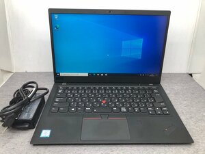 【Lenovo】ThinkPad X1 Carbon 6th 20KGS0BN00 Corei5-8350U 8GB SSD256GB NVMe WEBカメラ Windows10Pro 14inch フルHD 中古ノートPC