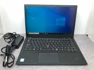 【Lenovo】ThinkPad X1 Carbon 6th 20KGSDKF01 Corei5-8350U 8GB SSD256GB NVMe WEBカメラ Windows10Pro 14inch フルHD 中古ノートPC