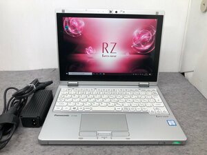 【Panasonic】Let'snote CF-RZ6 Corei5-7Y57 8GB SSD256GB Windows10Pro タッチパネル対応 10.1インチ 中古ノートPC 累積使用7830時間