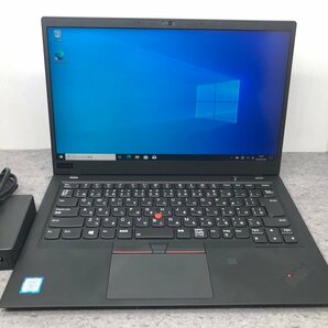【Lenovo】ThinkPad X1 Carbon 6th 20KGS0BN00 Corei5-8350U 8GB SSD256GB NVMe WEBカメラ Windows10Pro 14inch フルHD 中古ノートPCの画像1