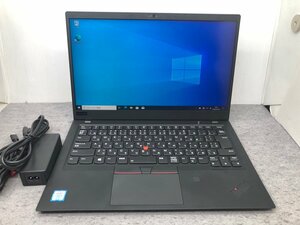 【Lenovo】ThinkPad X1 Carbon 6th 20KGS0BN00 Corei5-8350U 8GB SSD256GB NVMe WEBカメラ Windows10Pro 14inch フルHD 中古ノートPC