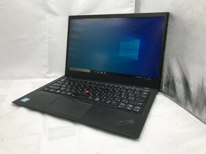ジャンク【Lenovo】ThinkPad X1 Carbon 6th Core i5-8350U 8GB SSD256GB NVMe Windows10Pro 14inch FHD 中古ノートPC タッチパネル不良