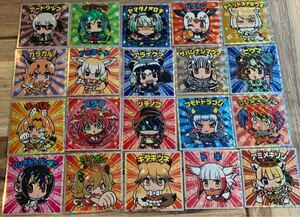 ビックリマンチョコ けものフレンズマンシール 全20種 フルコンプ セット ビックリマン コラボ ロッテ