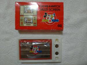 【本体美品】任天堂ゲームウォッチ　ミッキー＆ドナルドCGL版　箱付 ★Nintendo GAME&WATCH MICKEY&DONALD DM-53