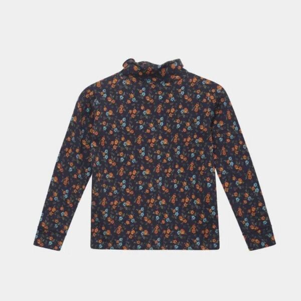 CARAMEL PHEASANT TURTLENECK キャラメル タートル ハイネック カットソー 花柄 トップス 長袖 新品