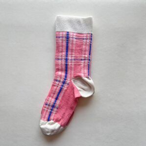 Bonjour diary socks 靴下 ソックス ボンジュールダイアリー チェック ピンク pink check 新品未使用