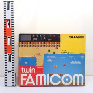 未使用 ツインファミコン本体 AN-500B ブラック TWIN FAMICOM SHARP シャープ