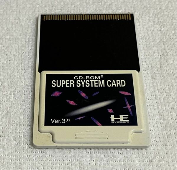 NEC PC Engine PCエンジン PCE スーパーシステムカード SYSTEM CARD CD ROM ROM Ver 3.0
