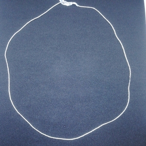 スターリングシルバー 925 銀製 sterling silver ビーズ ネックレスハンドメイド 円周55cm 銀玉ビーズnecklace 新品未使用送料無料