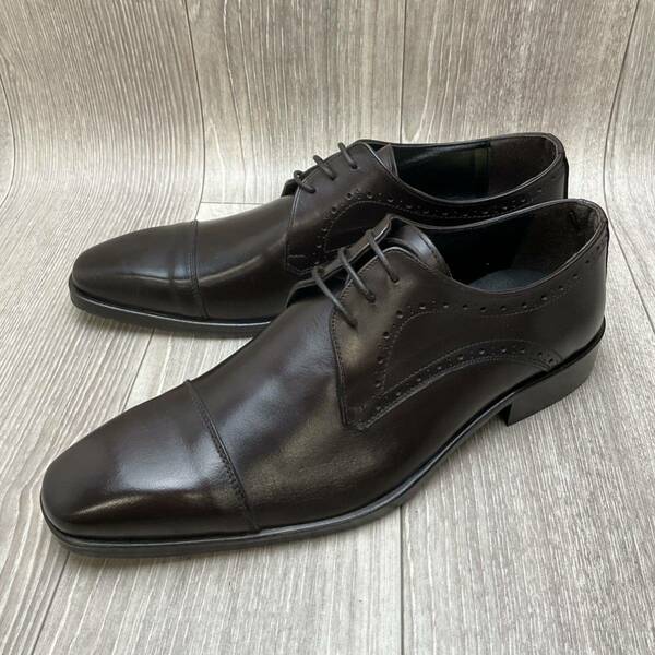 Orobianco◆ストレートチップ◆ダークブラウン◆サイズ42(26.0cm) 紳士革靴 ビジネスシューズ イタリア製ITALY 7175TDM42