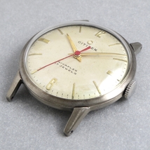 1955年　CITIZEN　センターセコンド　新本中三針　17石　機械式　手巻　腕時計　アンティーク　チラネジ_画像6