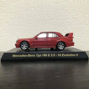 京商 1/64 Mercedes-Benz Typ 190E 2.5-16 Evolution II Red/メルセデスベンツ タイプ 190E 2.5-16 エボリューション II 赤 レッドの画像5