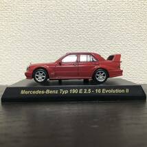 京商 1/64 Mercedes-Benz Typ 190E 2.5-16 Evolution II Red/メルセデスベンツ タイプ 190E 2.5-16 エボリューション II 赤 レッド_画像5