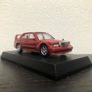 京商 1/64 Mercedes-Benz Typ 190E 2.5-16 Evolution II Red/メルセデスベンツ タイプ 190E 2.5-16 エボリューション II 赤 レッドの画像2