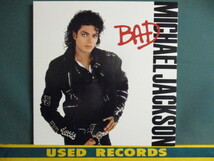 ★ Michael Jackson ： Bad LP ☆ (( 「Another Part Of Me」、「I Just Can't Stop Loving You」、「Man In The Mirror」収録_画像1