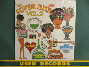 ★ VA ： The Super Hits Vol.2 LP ☆ (( Aretha Franklin / Bar-Kays / Wilson Pickett / Buffalo Springfield 他