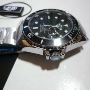 LIGE メンズクオーツ腕時計 ダイバー防水 高品質 未使用品の画像6