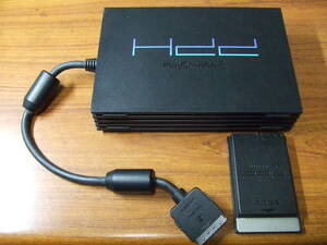 h545 SONY PlayStation2 PS2 専用ハードディスクドライブ SCPH-20400 HDD ネットワークアダプター SCPH-10190　中古　未確認　現状品