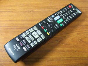 h651 sharp SHARP AQUOS BD original remote control GB131PA 03A used 