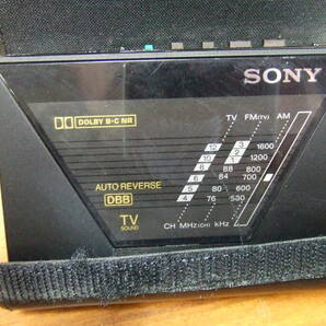 h667 SONY ソニー カセットウォークマン WM-F550C Dolby C 中古 未確認 本体 ジャンクの画像10