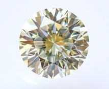 【100円～】VS2！ 0.516ct 天然ダイヤ VERY LIGHT YELLOW(ナチュラルカラー) VERYGOOD！_画像1