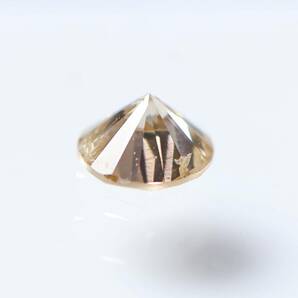 【１００円～】0.309ｃｔ 天然ダイヤ FANCY LIGHT BROWN（ナチュラルカラー）I2の画像4