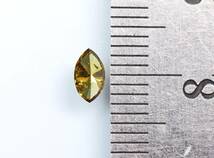 【１００円～】0.240ｃｔ 天然ダイヤ FANCY DEEP BROWNISH YELLOW（ナチュラルカラー）I1 MQカット_画像5