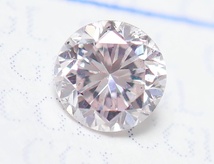 【１００円～】0.293ｃｔ 天然ダイヤ FAINT PINK（ナチュラルカラー）SI2_画像1