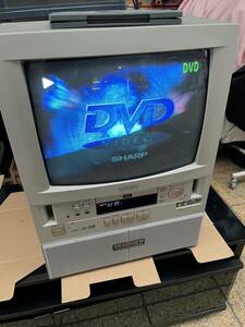 SHARP シャープ テレビ一体型カラオケDVDプレーヤー DV-14K100