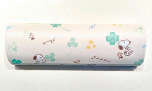  Snoopy glasses case . Cross. set slim size Woodstock clover 