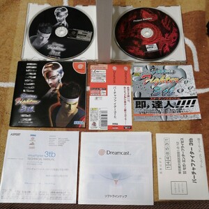 動作確認済 Dreamcast Virture Fighter 3tb バーチャファイター 3 ドリームキャスト DC 帯 ケース 説明書 はがき あり