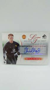 【BEN WILLIAMS】 UPPER DECK　MANCHESTER UNITED 2004　サインカード