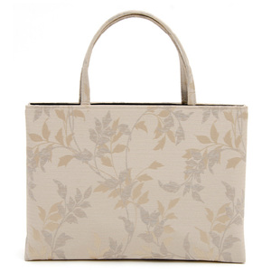 * kimono Town * Japanese clothes tote bag NO.08 beige bag-00020-08